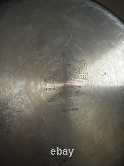 RARE All-Clad Stainless Steel 4 Quart 9.5 Saucepan Professional Rounded Handle