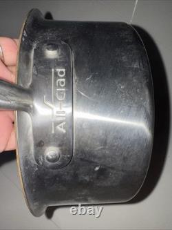 RARE All-Clad Stainless Steel 4 Quart 9.5 Saucepan Professional Rounded Handle