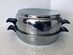 Rena Wear 5 Ply Stainless Steel 11 Skillet Fry Pan With4 Quart Dome Lid Never Use