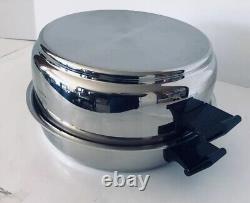 Rena Wear 5 Ply Stainless Steel 11 Skillet Fry Pan With4 Quart Dome Lid Never Use