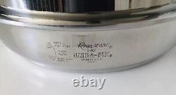 Rena Wear 5 Ply Stainless Steel 11 Skillet Fry Pan With4 Quart Dome Lid Never Use