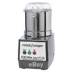 Robot Coupe R301 Ultra B Food Processor with 3.5 Quart Stainless Steel Bowl