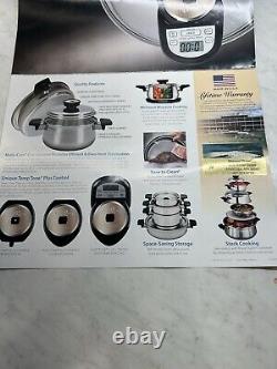 Royal Queen Cookware Made In USA Stainless Steel 7 Piece Set Preowned