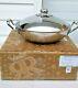 Ruffoni Opus Hammered Stainless Steel Wok With Tomato Finial 4.75 Quart Nib