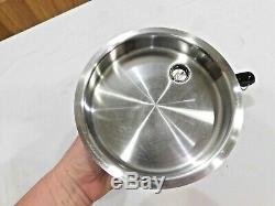 SALADMASTER 1 QUART SAUCEPAN POT 316Ti TITANIUM STAINLESS STEEL WATERLESS USA