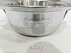 SALADMASTER 1 QUART SAUCEPAN POT 316Ti TITANIUM STAINLESS STEEL WATERLESS USA