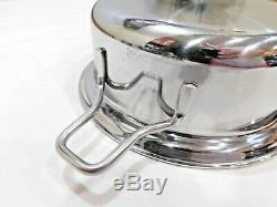 SALADMASTER 1 QUART SAUCEPAN POT 316Ti TITANIUM STAINLESS STEEL WATERLESS USA