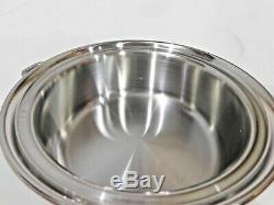 SALADMASTER 1 QUART SAUCEPAN POT 316Ti TITANIUM STAINLESS STEEL WATERLESS USA