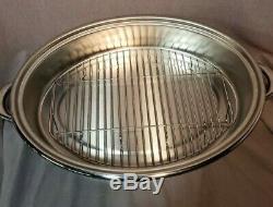 SALADMASTER 10 quart turkey roaster with rack 316T stainless steel with lid