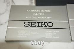 SEIKO SND253P1 Flightmaster Pilot Slide Rule Chronograph Watch 100m Analog Quart