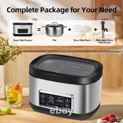 SPOONLEMON Sous Vide Precise Cooker, 8 Quart Stainless Steel Sous Vide Machin