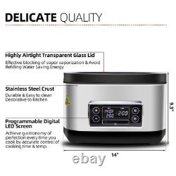 SPOONLEMON Sous Vide Precise Cooker, 8 Quart Stainless Steel Sous Vide Machin