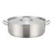 Sslb-15, 15-quart Stainless Steel Brazier Pan With Cover, Silver