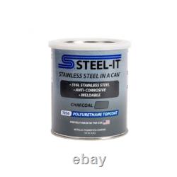 STEEL-IT 1006Q Stainless Steel Polyurethane Coating Charcoal 1 Quart