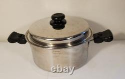SaladMaster XP? 316L Surgical Stainless Steel 7 Quart Stock Pot 6.6L Handles Lid