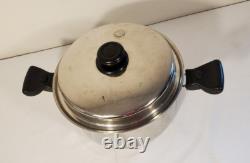 SaladMaster XP? 316L Surgical Stainless Steel 7 Quart Stock Pot 6.6L Handles Lid