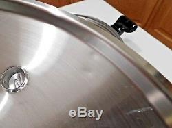 Saladmaster 316 Surgical 7 Quart 15 Wok Stainless Steel & LID USA