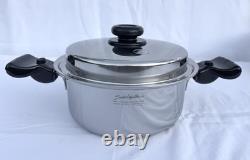 Saladmaster 316Ti Titanium 4 Quart Stock Pot Stainless Steel