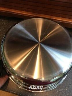 Saladmaster 5 Star USA Stainless Steel 6 Quart Dutch Oven Pot WithLid Made In USA