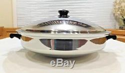 Saladmaster 7 Quart 15 Wok 5 Star Tp304s Surgical Stainless Steel Waterless USA