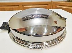 Saladmaster 7 Quart 15 Wok 5 Star Tp304s Surgical Stainless Steel Waterless USA