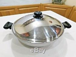 Saladmaster 7 Quart 15 Wok Tp304s Surgical Stainless Steel Waterless USA