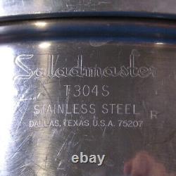 Saladmaster Stainless Steel T304S 6 Quart Qt Stock Pot Dutch Oven With Vapo Lid