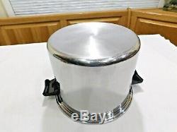 Saladmaster T304s 10 Quart Roaster Stock Pot & Vapo LID 5 Ply Waterless Cookware