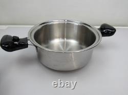 Saladmaster Titanium Stainless Steel 4 Quart Stock Pot 316ti 4qt 2 Handles Lid