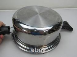 Saladmaster Titanium Stainless Steel 4 Quart Stock Pot 316ti 4qt 2 Handles Lid