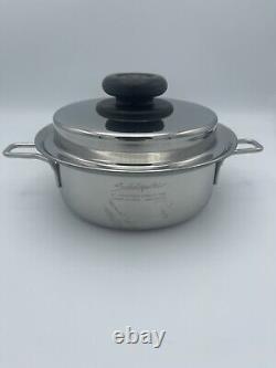 Saladmaster XP7 -316 Surgical Stainless Steel 1 Quart Pot Lid with Handle