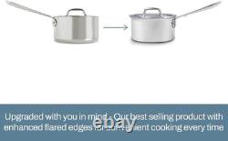 Saucepan Stainless Steel 3 Quart Induction Safe Oven Safe Cookware