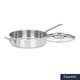Saute Pan With Helper Handle And Lid 5.5 Quart Stainless Steel