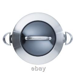 Scanpan CTX 12.75 Inch Nonstick Chef's Pan, 5.25 Quart, Stainless Steel