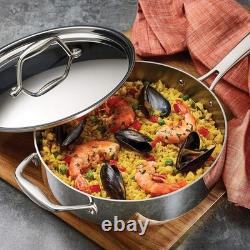 Signature 3-Quart Stainless Steel Saute Pan Induction-Ready & Dishwasher-Safe