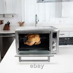 Smart Air Fryer Toaster Oven, Large 32-Quart, Stainless Steel, Silver