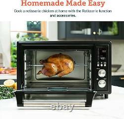 Smart New Air Fryer Toaster Oven, Large 32-Quart, Stainless Steel