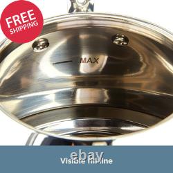 Specialty Stainless Steel Tea Kettle 2 Quart Induction Pots and Pans, Cookware S