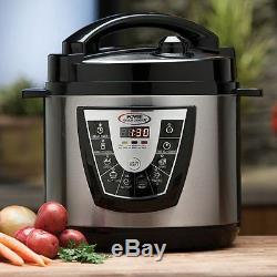 Stainless Steel 10 quart Electric Power Pressure Cooker XL as seen TV NEW