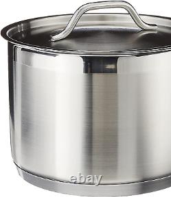 Stainless Steel 4.5 Quart Sauce Pan with Cover, 4 Qt