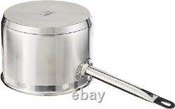 Stainless Steel 4.5 Quart Sauce Pan with Cover, 4 Qt