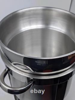 Stainless Steel 7-Quart Soup Warmer, Medium Size for Catering & Restaurants