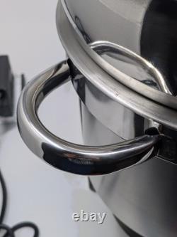 Stainless Steel 7-Quart Soup Warmer, Medium Size for Catering & Restaurants