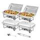Stainless Steel 8 Quarts Rectangle Chafing Dish