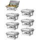 Stainless Steel Chafer Set, Buffet Chafing Dish Kit With 8 Quart Food Pan