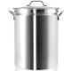 Stainless Steel Cookware Stock Pot 44-quart Outdoor Large Capacity Party Chic