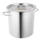 Stainless Steel Cookware Stockpot, Commercial Grade Large Stock Pot 37 Quart