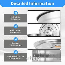 Stainless Steel Cookware Stockpot, Commercial Grade LARGE STOCK POT 37 Quart