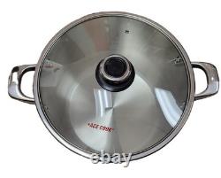 Stainless Steel Pot with lid by Ace Cook (20 or 30 Qua\t)