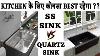 Stainless Steel Sink Vs Quartz Sink Granite Sink Which Sink Is Best For Kitchen